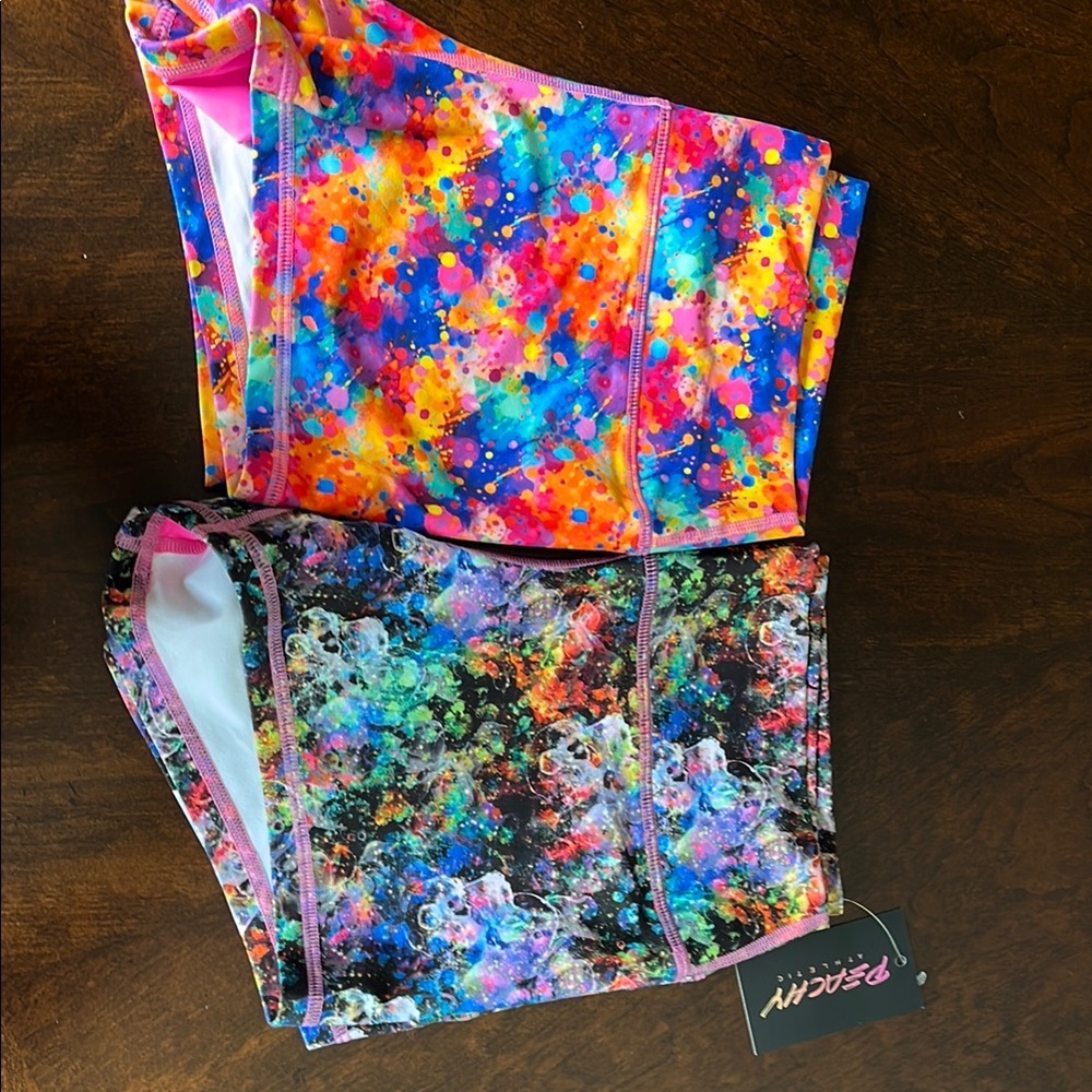 Peachy Athletic Shorts size large